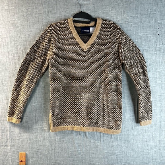 Liz Claiborne Sweaters - Liz Claiborne Lizsport Chunky Knit V-Neck Sweater Earth Tones Vintage Small S